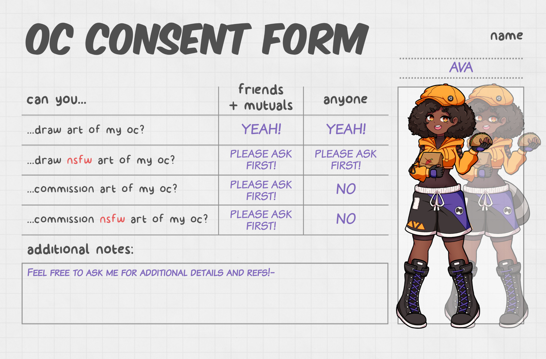 Consent form
